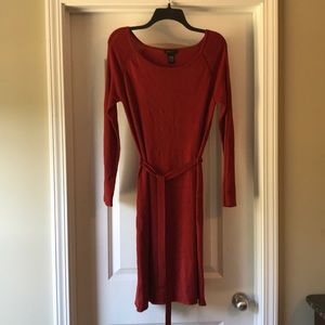Burnt Orange BCBG Maxazria sweater dress
